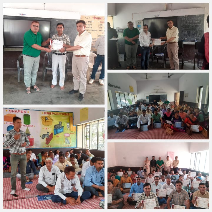 DeeoKaithal's tweet photo. Completion of FLN Training for teachers of class 1-3 under Nipun Haryana Mission - Batch 7 &amp; 8 in Block Kaithal on 04.04.2022 
Feedback sessions and Participation Certificates distribution ceremony in worthy presence of R/DPC Kaithal  - Sh Ram Niwas Sharma &amp; DNO - Narender Balyan https://t.co/KSaVa697Oi