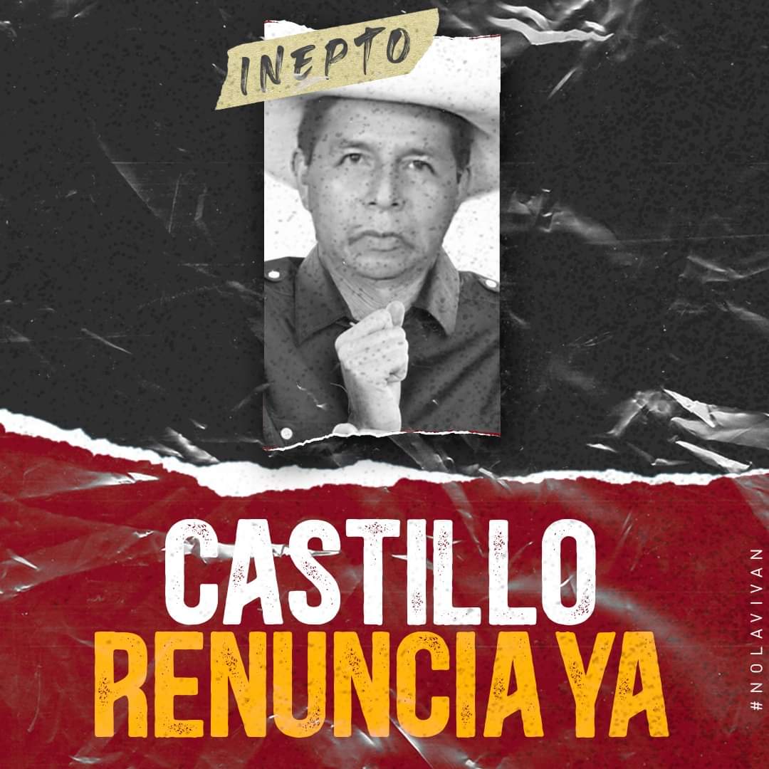 ManuelGL32's tweet photo. #CastilloRenunciaYa https://t.co/PR6ljUa0Om