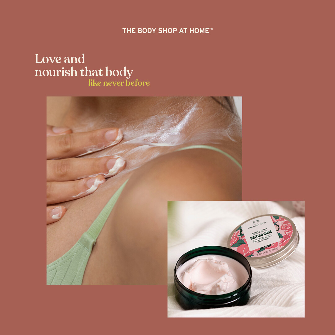 TheBodyShop_MPL's tweet photo. Our British Rose Instant Glow Body Butter contains Community Fair Trade Shea Butter from Ghana, rich Community Fair Trade Brazil Nut Oil from Peru, moisturizing Soya Oil and fragrant roses from the British countryside.🌹
 https://t.co/Aq4dX5DiEz https://t.co/BKTOr8dGzZ
