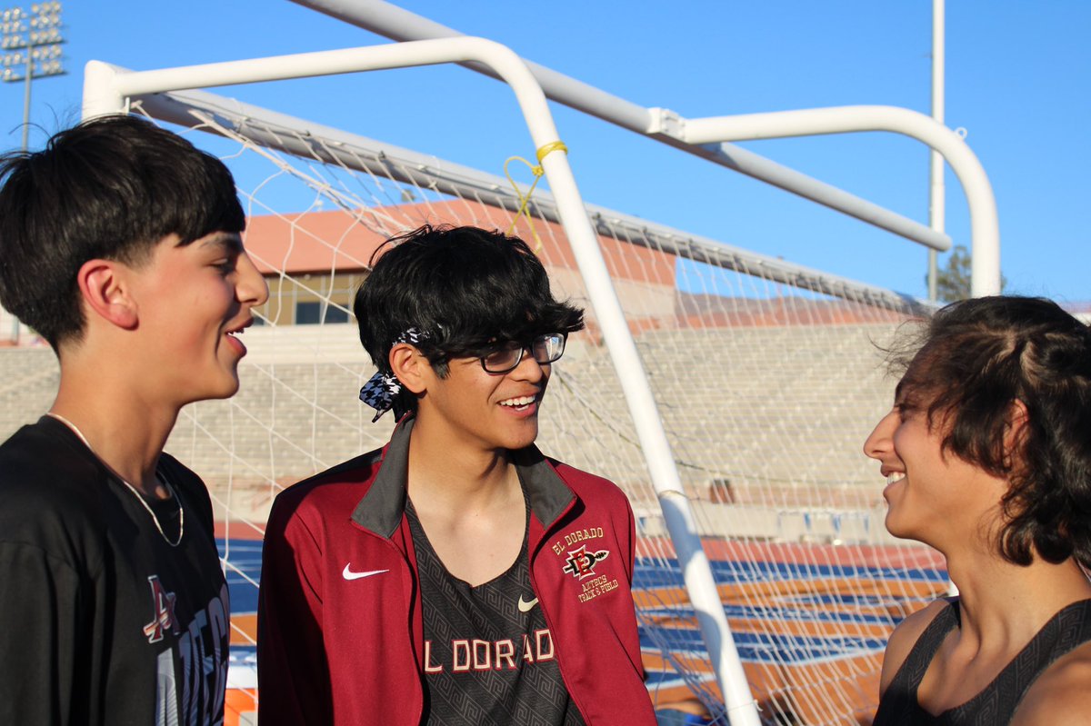 Great job to our JV high jumpers for competing well today. Dylan Fish is our district champ with a jump of 5-4. <a href="/Adrian_M1481/">Adrian Macias</a> and Issac Gutierrez also performed well with jumps of 5-0 and 4-8 respectively. Great job Aztecs! <a href="/Coach1Martinez/">Frank Martinez</a> <a href="/ELDO_CC/">El Dorado Cross Country Program</a> <a href="/EDAztecs_HS/">Patricia Pedroza</a>