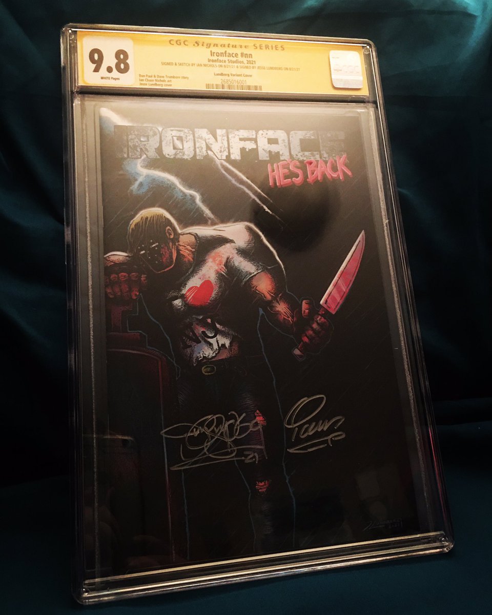My first ever <a href="/CGCComics/">CGC Comics</a> Signature Series with my name on the label! Thanks to <a href="/w1nkinc/">Alex Michael</a> for getting this graded for me. Signed my me and @ianchasenichols when I visited him at @littlegiantcomics last year and CGC facilitated by @capturedcollectibles <a href="/IronfaceStudios/">Ironface Studios</a>