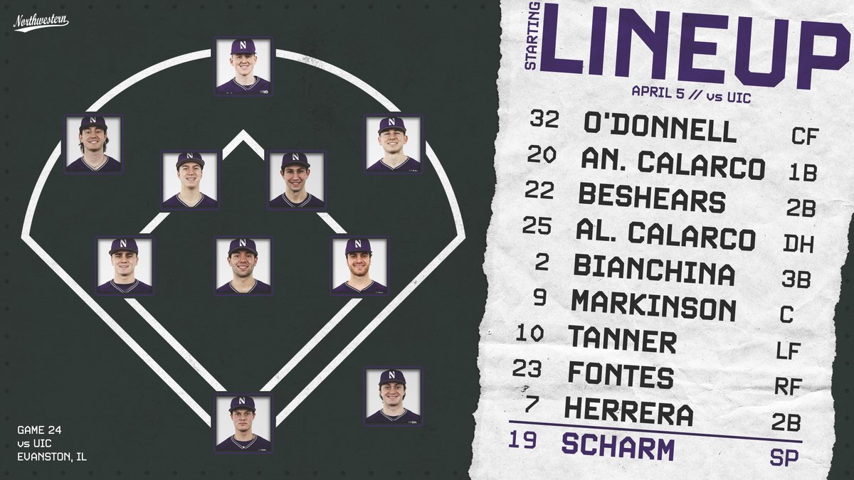 Northwestern Baseball tweet media