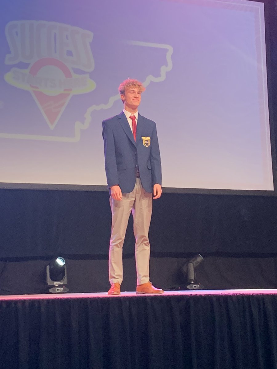 myhenley's tweet photo. TN FBLA Opening Session conducted by our state officers Elizabeth Brown &amp; Connor Fox. Scholarship Recipients-Elizabeth Brown, Dr. Bill Radcliff Scholarship &amp; Kasen Holt, Andy Vanosdale Scholarship. National Anthem sung by Liza Freeze. @CCCHSRaiders https://t.co/XyiFuFIwyQ