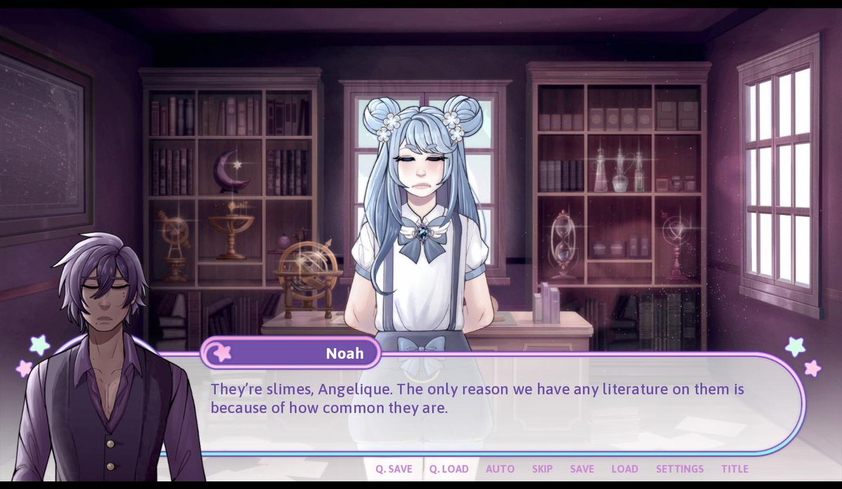 DreadfulEnchant's tweet photo. Its finally time for the official release of part one of Slippery Kiss!
Join our protagonist as he gets to know some unusual slimes in very intimate ways.
We've been working ridiculously hard on this for a long time. 
Play it here! https://t.co/EPkNujDc2z
#visualnovel #nsfw https://t.co/WWqrgFIShP