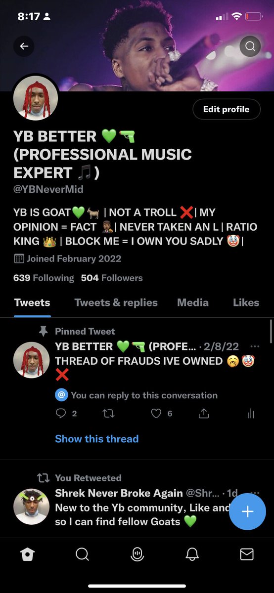 YBNeverMid's tweet image. 500 WOATS