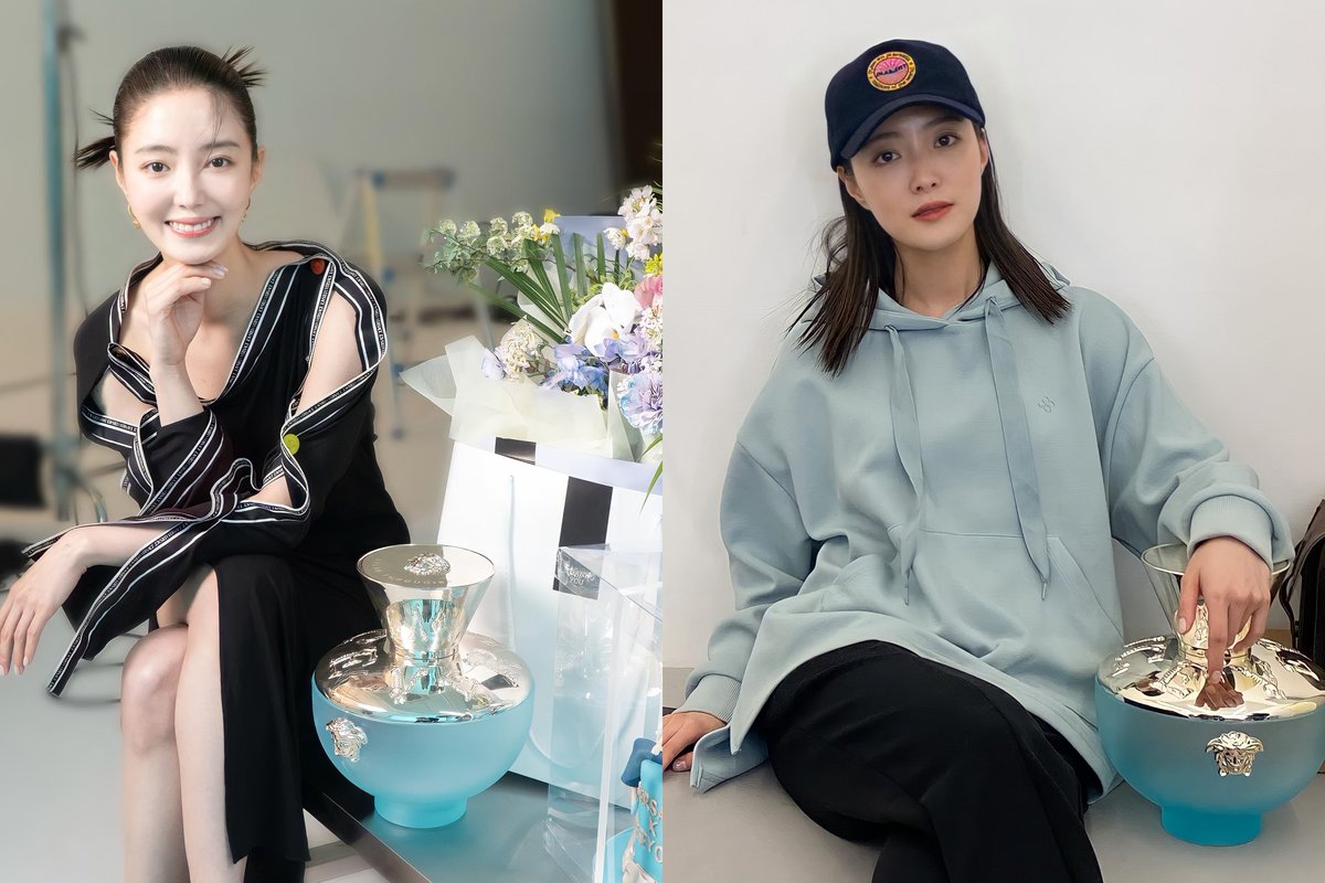 Todorokigoo's tweet photo. Regardless of what “Deok scent” is, we know it is a pleasant fragrance 😛

#LeeSeYoung #이세영
#versace #DylanTurquoise
#딜런터쿠아즈
https://t.co/5Zkgbim6kO https://t.co/3h1OoOcckw