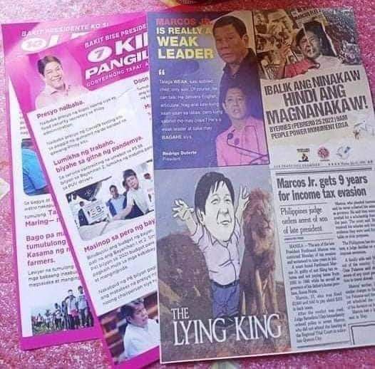 BothanPhl's tweet photo. I believe flyers of the Pink comes in different forms- a topography for the “descent and the not-so descent” in their standards. It’s saddening truly to see how some has become degenerate thinking their voters has got no brains! #NeverAgain2016 #NoToYellowPink #NoToLeniKiko2022 https://t.co/VToV5h8TQl