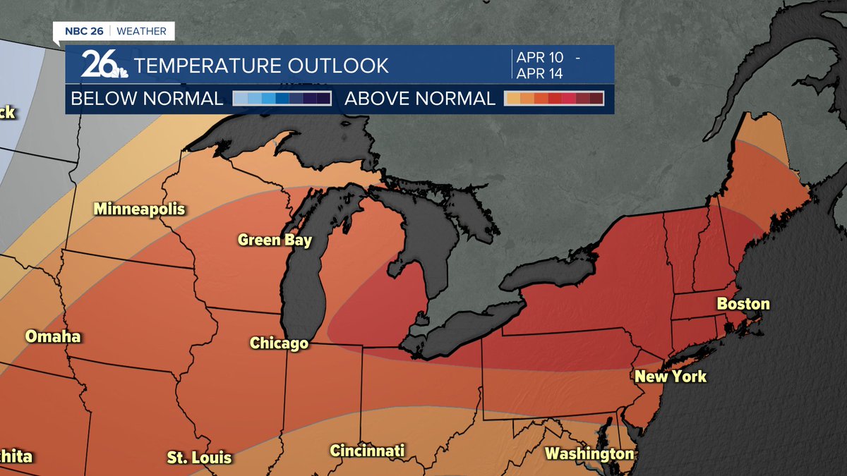 CameronMoreland's tweet photo. Much warmer weather next week!! #springaroundthecorner https://t.co/bGRXvgrtFi
