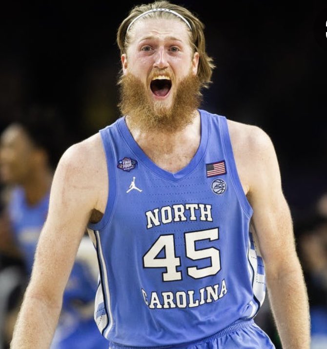 bopt's tweet photo. I can’t help myself, it’s just another Manek Monday!! Wow uh ooo!! #UNCvsKansas #TarHeels https://t.co/5MuoA1lWY9
