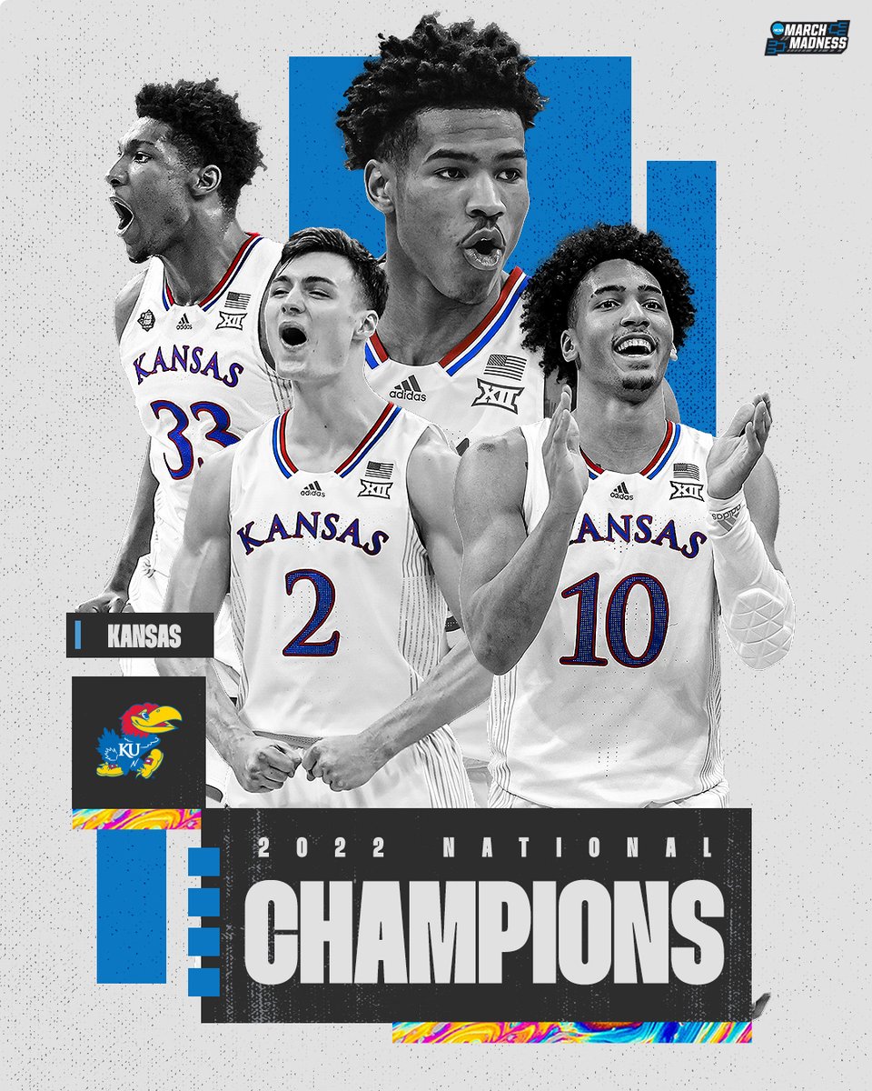 JAYHAWKS ARE CROWNED NATIONAL CHAMPS! 🔴🔵

Kansas wins it all in NOLA #NationalChampionship 🏆