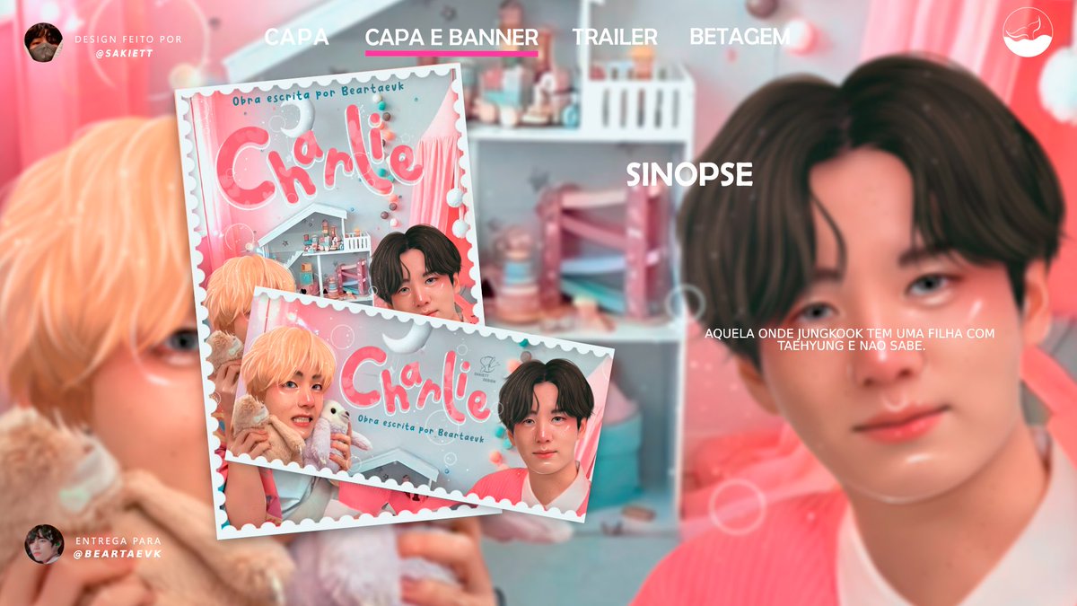 Whalien_Project's tweet photo. [🎨] Banner/Capa de "Charlie" feito para @beartaetk 

©️ @sakiett 

#Whalien_Project 🐋 @Whalien_Project https://t.co/F2GxC2aQQ8