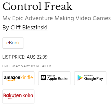oturner79's tweet photo. @therealcliffyb Any idea how to get a physical copy in Australia?
Only listing eBook version's as options and google fu is failing me :( https://t.co/i8lThYL65r