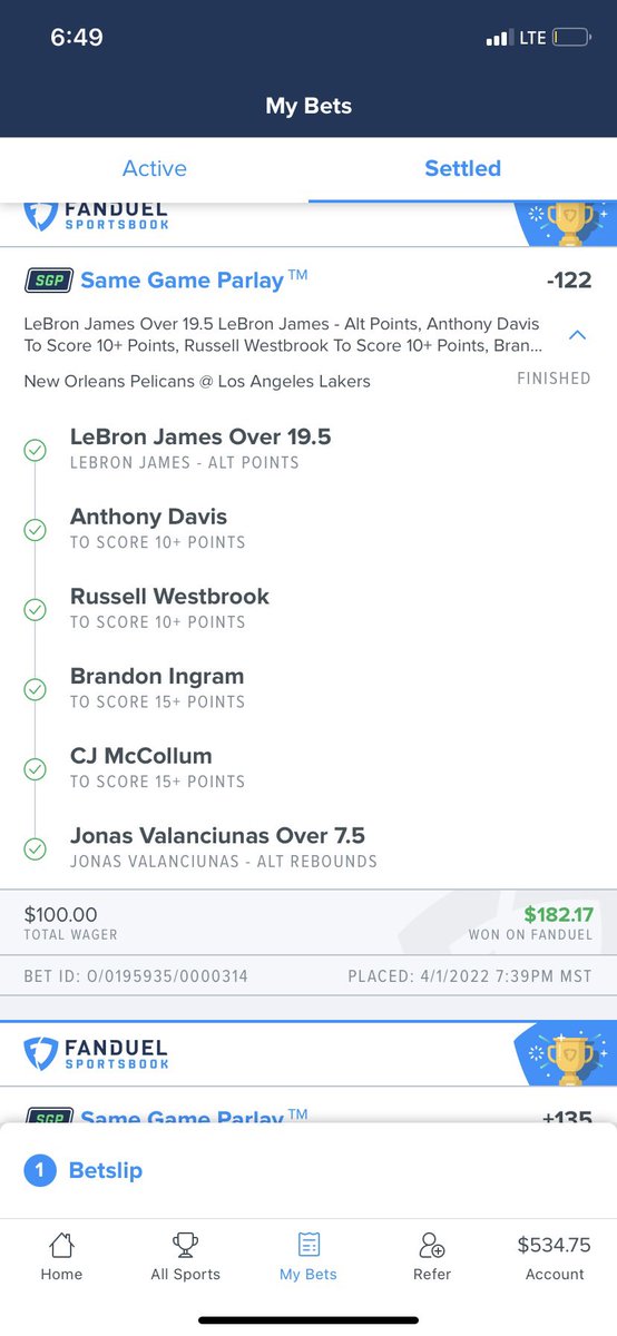 SeaannyP's tweet photo. 3 day win streak on my Bets 
If I win today it’ll be 4. 1 game left everything looking good https://t.co/OtO0kkdtbU