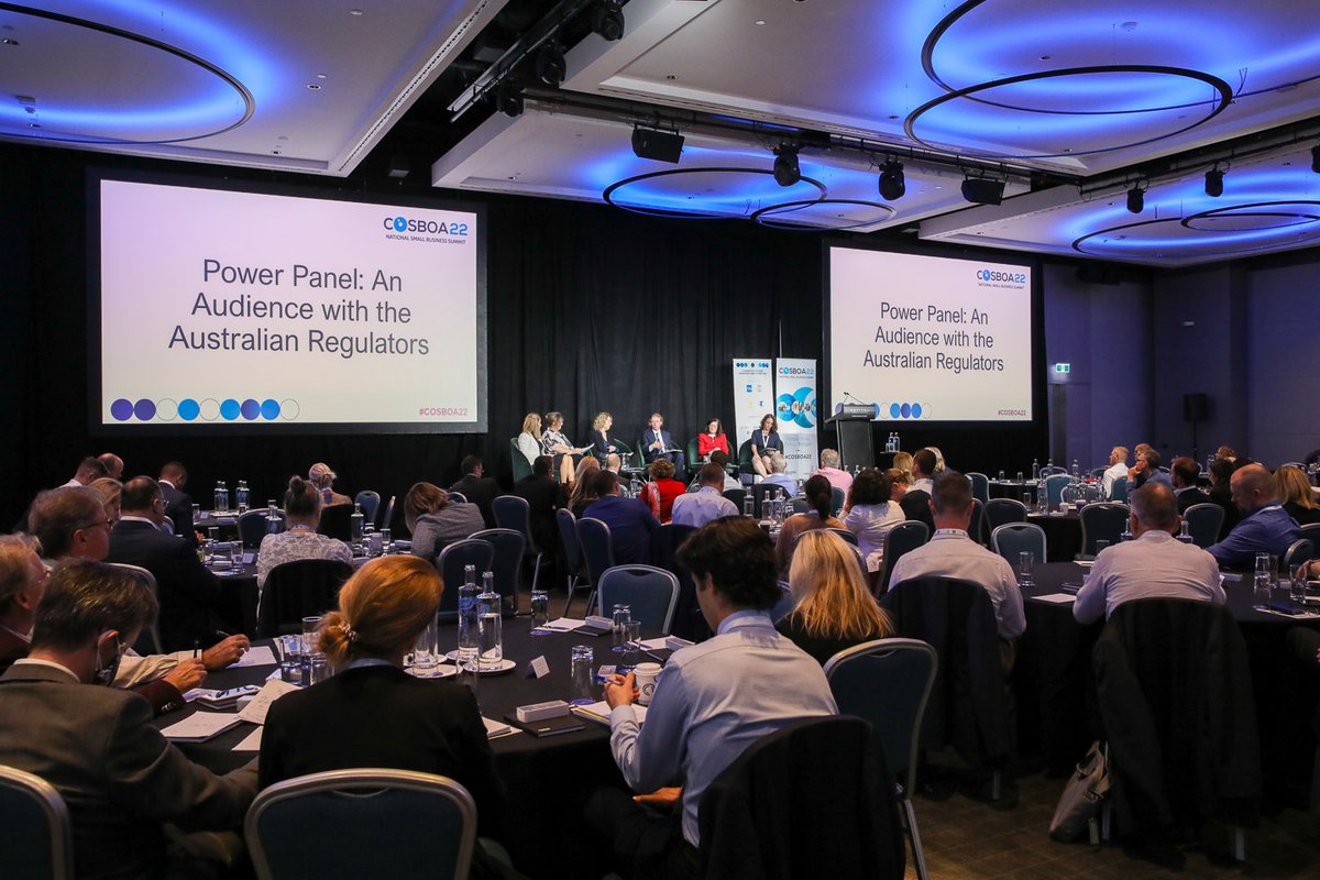 COSBOA's tweet image. An insightful morning at the @cosboa National Small Business Summit. Thanks to our speakers. Here&apos;s a snapshot of the morning 3/3. #cosboa22 Special thanks and credit for the photography to: Camera Creations. @acccgovau @asicmedia @ACNC_gov_au @ato_gov_au @fairwork_gov_au #smlbiz
