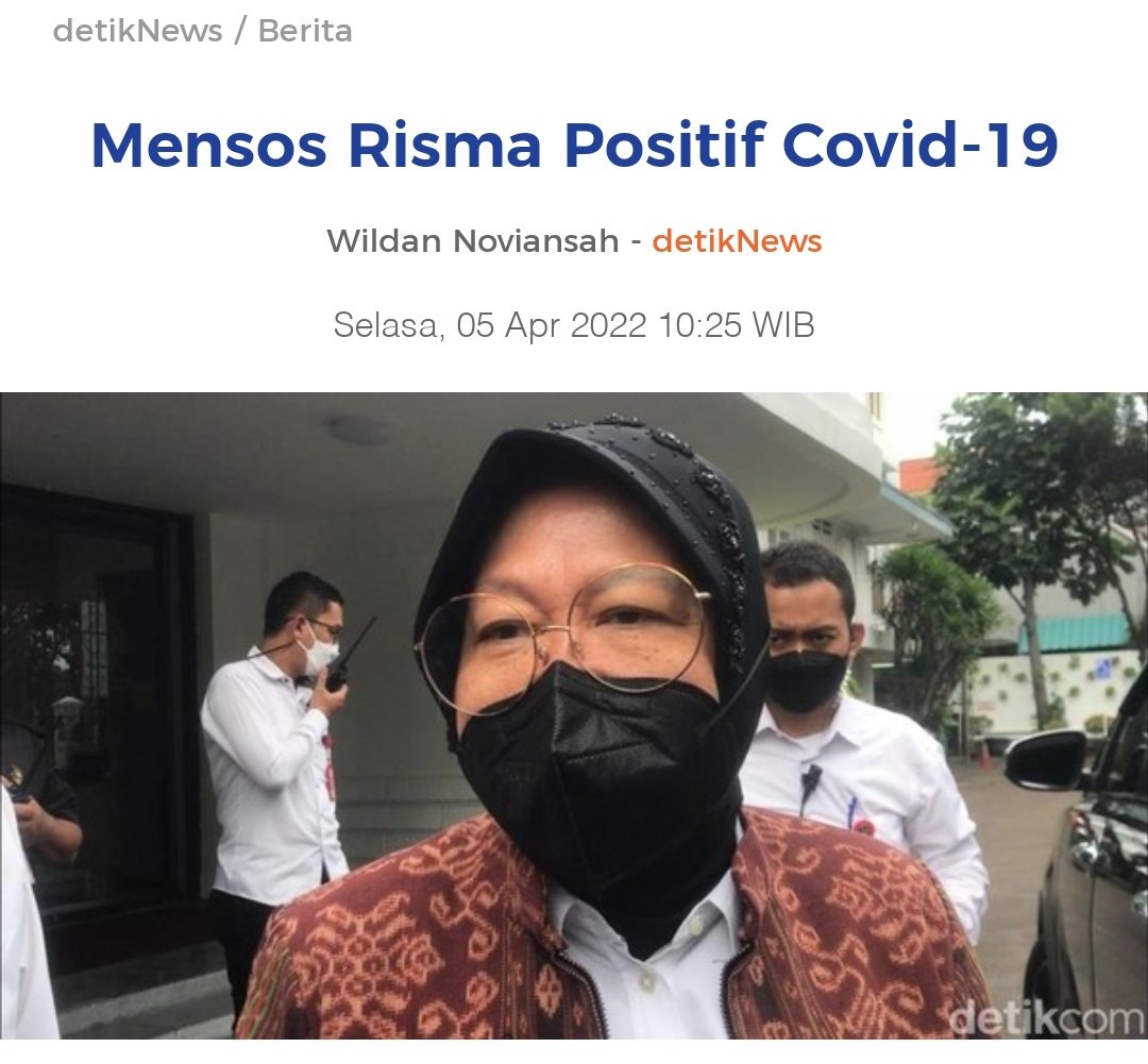 03__nakula's tweet photo. Sepulang dari Riyadh, Arab Saudi. Menteri sosial bu Risma positif COVlD-19.
Mohon doa untuk kesembuhan bu Risma... Aamiin ya rabb.. 🤲 https://t.co/YGnSv4f5iZ