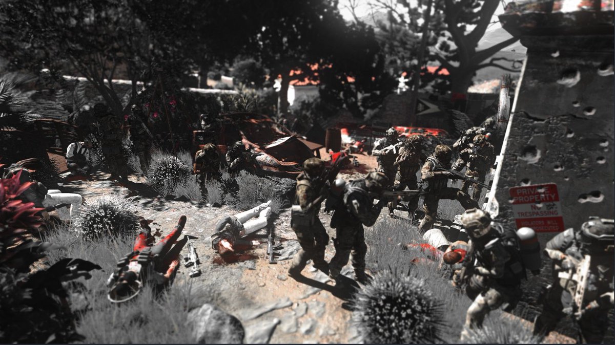 [RAID, Malden, 2036]
Joint #NATO and CSAT forces raid classified location believed to be housing a militia infected with the unknown parasite. + Color isolation version
#Arma3