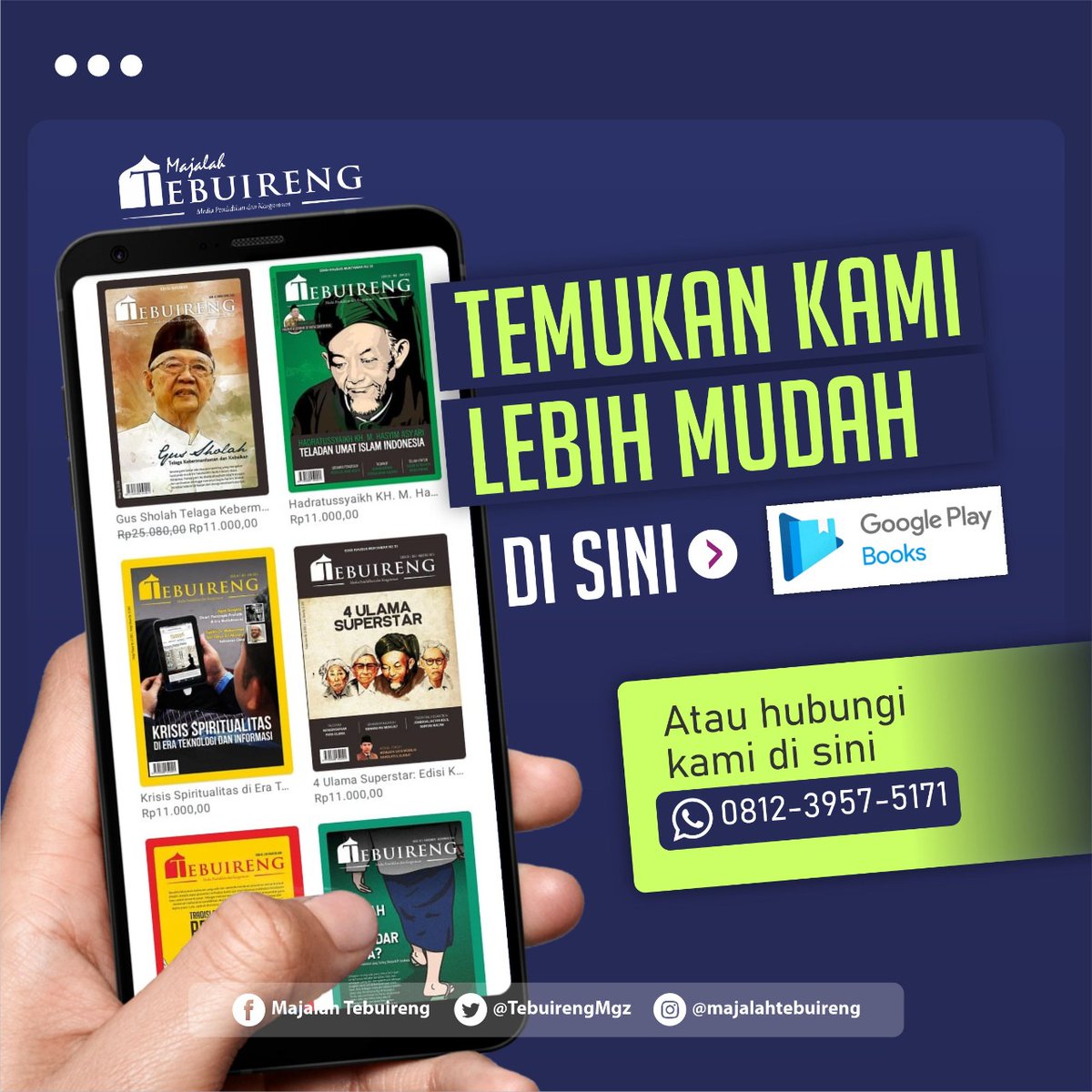 TebuirengMgz's tweet photo. Surga Khusus Orang Puasa
Tuhan memberikan servis khusus berupa surga yang hanya dapat dimasuki oleh orang-orang yang berpuasa. Yups, dikenal dengan sebutan surga Ar-Rayyan. Tetap semangat berpuasa, gengs...
#puasaramadhan #puasa2022 #surga #arrayyan #tebuireng #katakatabijak https://t.co/C8jTwCjlsz