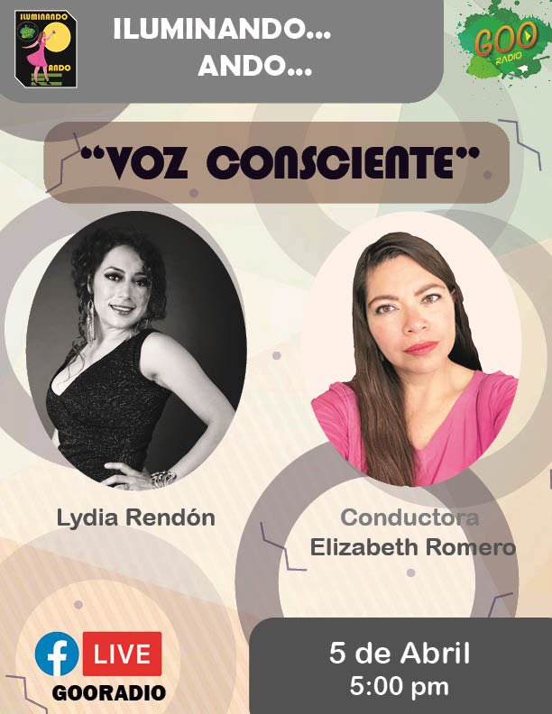 5 de Abril en #gooradio a las 17:00hr de #mexico con #ElizabethRomero en hablando del #sistemadevozconscientelydiarendón  #losesperamos  

¿Quieres mejorar tus aptitudes vocales y de habla? ¡Mejora tu expresión, tu canto y tu vida emocional!

#Musicoterapia #Arteterapia