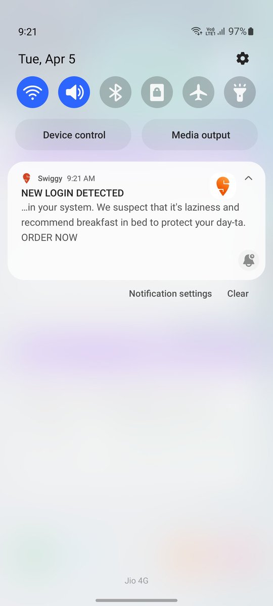 ritesh007garg's tweet photo. Trying to be clever @swiggy_in ...... Got yourself blocked https://t.co/xv3juyq31H