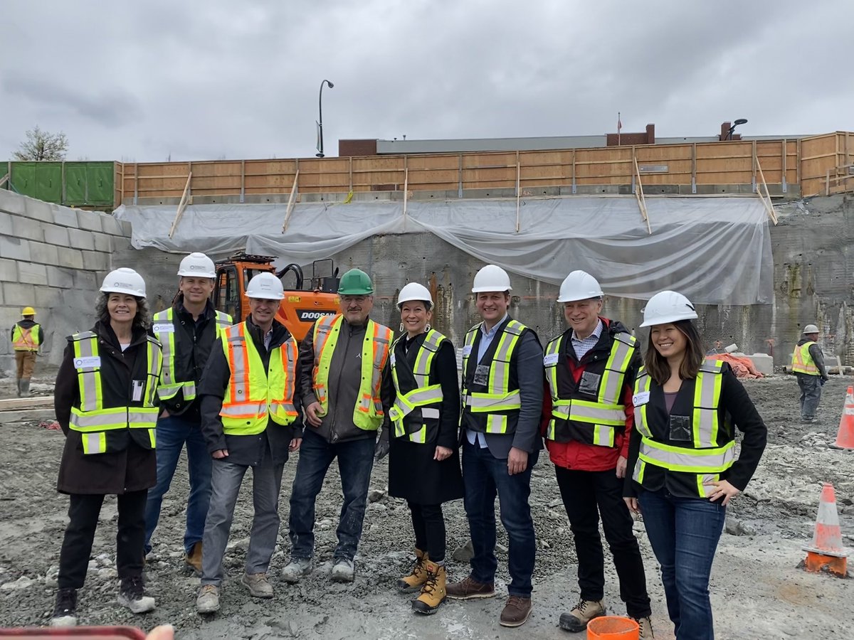 melaniejmark's tweet photo. The @broadwaysubway project is a massive undertaking that’s going to make a big impact on peoples lives… while reducing our carbon footprint…I’m so impressed to see the progress to date. To build the best BC we need #RedSeals! Nice to see #RedSeals et al in action! #CleanBC https://t.co/OTS2YKIU5F