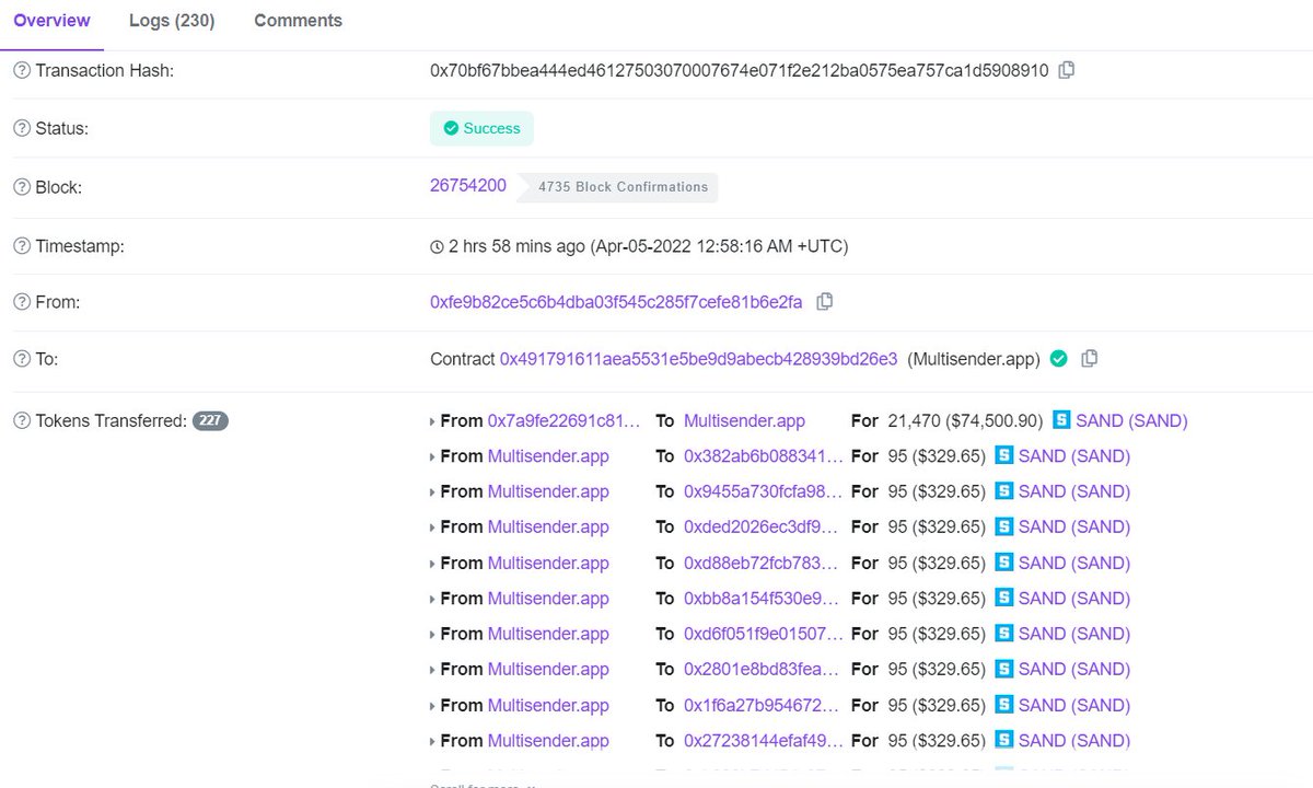 Sihtric12's tweet image. 95mSAND airdrop, thank you @TheSandboxGame #SandboxAlphaS2