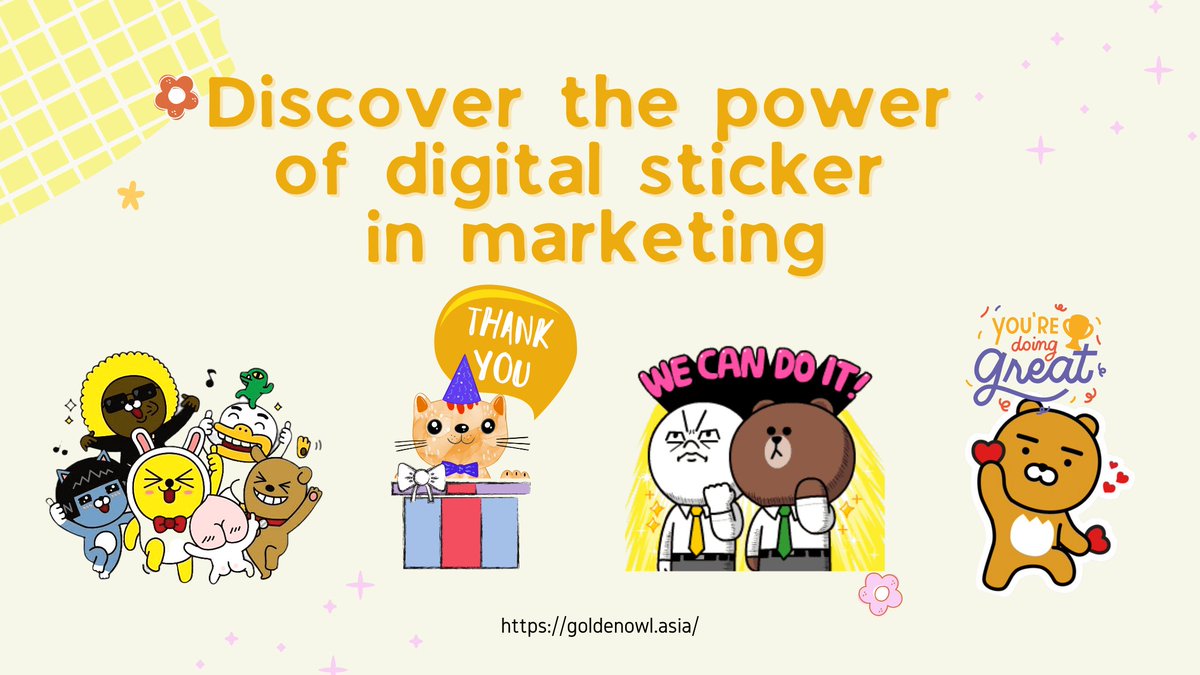 goldenowlasia's tweet image. goldenowl.asia/blog/7-reasons… 
Stickers are becoming increasingly common, whether it's stickers on your lunchbox or stickers in communications. Stickers are great for entertainment.
#stickermarketing #marketing #digitalsticker #stickerdesign #marketingstrategy