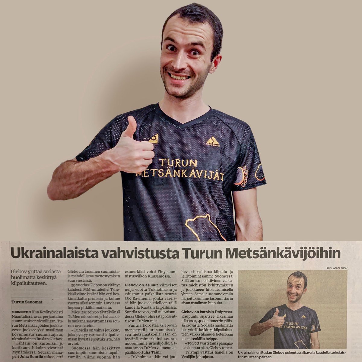 TuMeSuunnistus's tweet photo. On Friday @ruslanglebov runs in the Black shirt. #kyv2022 #viestiliiga #suunnistus #orienteering https://t.co/EAwykob8D6
