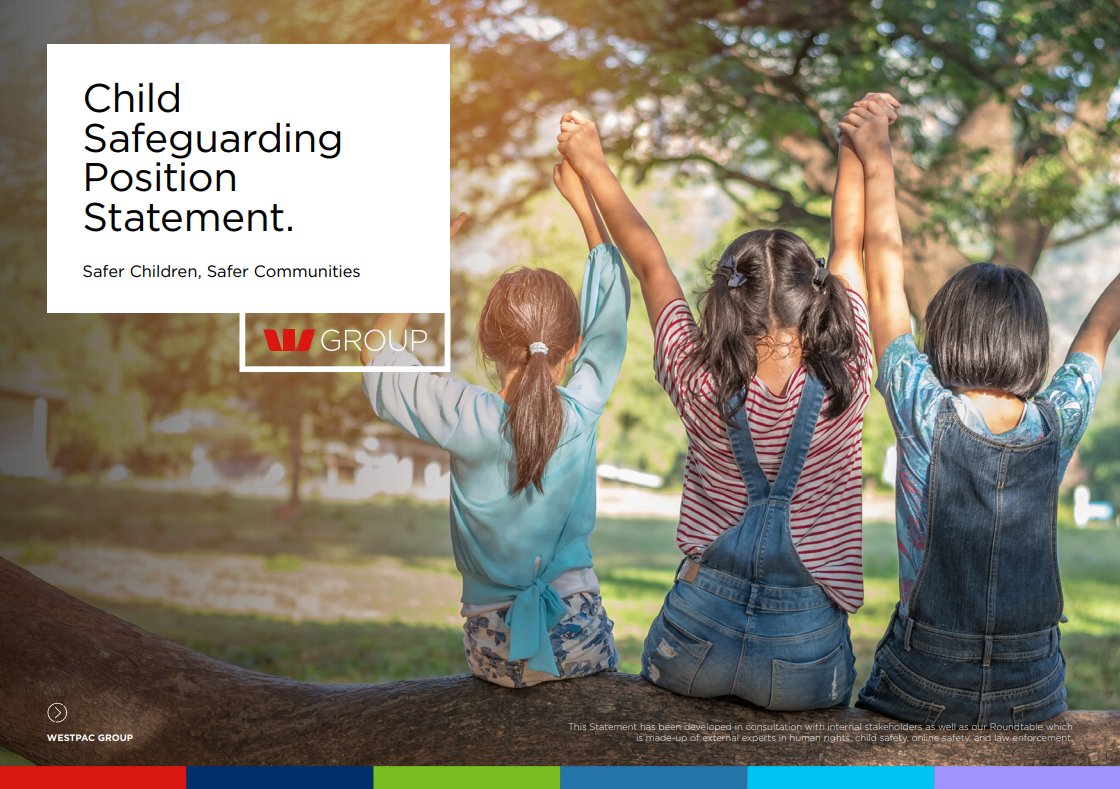 Congratulations to <a href="/Westpac/">Westpac Bank</a> on being the first Australian bank to commit to protecting the rights and safety of children! 👏

We are proud to be contributing to Westpac's goal of raising awareness about online child sexual abuse.

READ: bit.ly/3K91Ol6

#outofthepictures