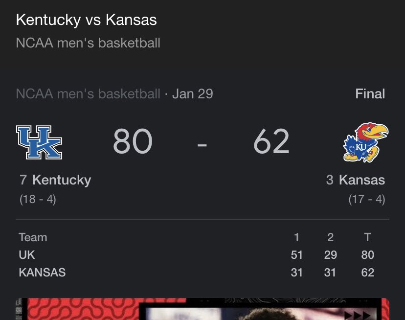 Wow Kentucky really fumbled the bag this year. #BBN 😩
