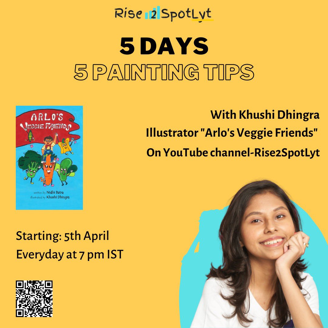 Cannot miss learning tips from the expert itself !!! Everyday for 5 straight days on Rise2SpotLyt YouTube channel. youtube.com/channel/UCW81x… #rise2spotlyt #learntopaint #arttips #arttipsandtricks #illustrator #learntodraw