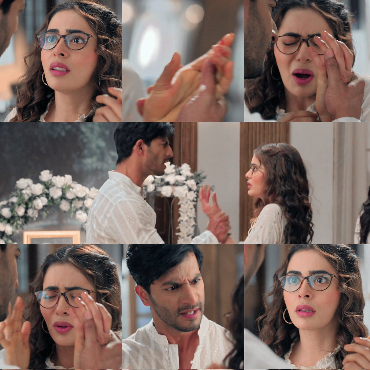 khushijain01's tweet photo. How tightly he held her hand and ended up hurting her😭💔

#SpyBahu #SanaSayyad #SeHan https://t.co/S5s49sNuqh