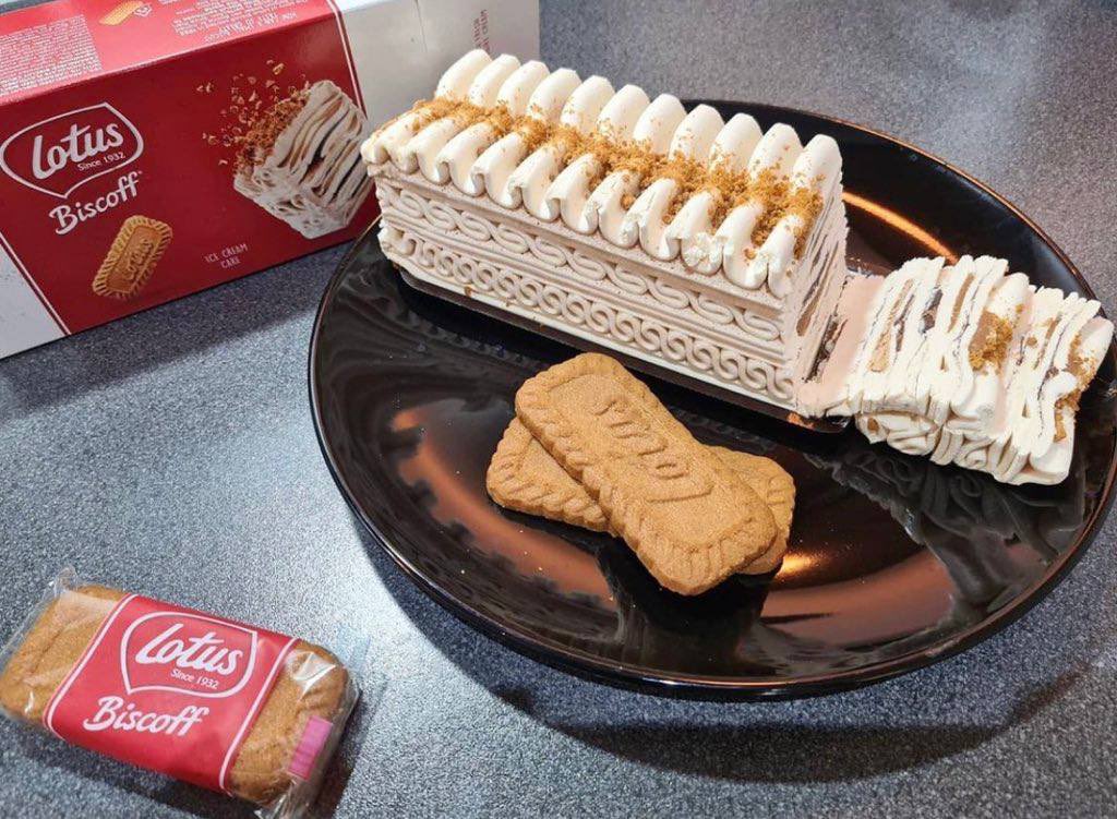 Let me introduce you, biscoff ice cream cake 🎉🍰