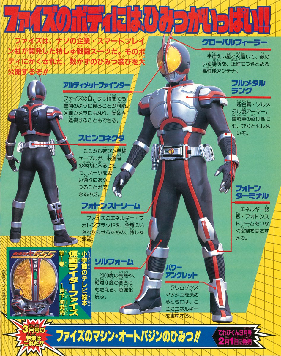 てれびくん 5月号 電子版特典は 2003年てれびくんに掲載された #仮面