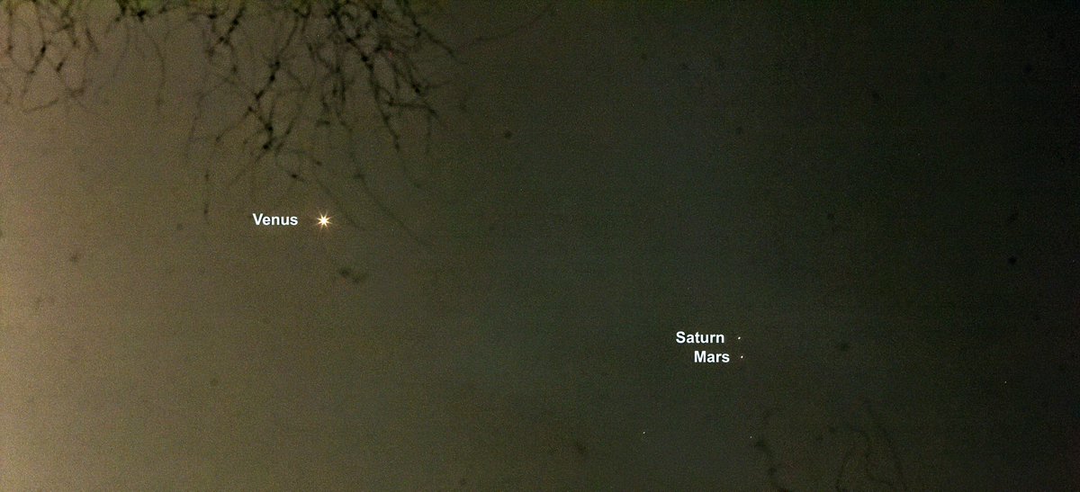 yashodhanpanse's tweet photo. @mayureshgp @khagolvishwa 

Mars Saturn Conjunction from #pune city #Astrophotography #ASTRO #planets #sanshodhan https://t.co/c1fA3YOuEC