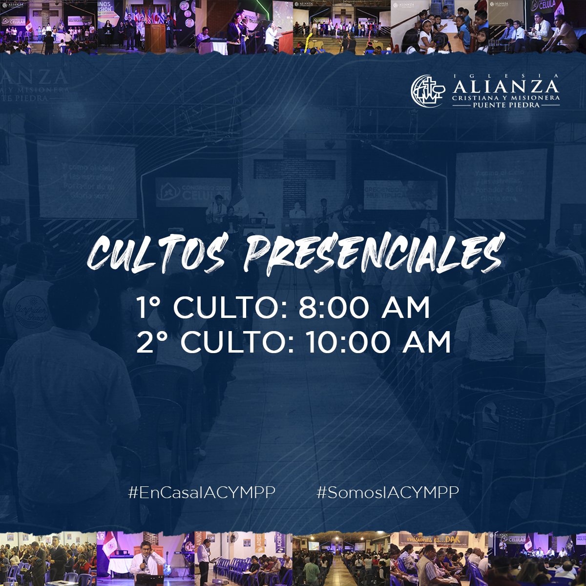 iacympp's tweet photo. Toma nota de nuestros cultos presenciales. https://t.co/Vugvtejo1N