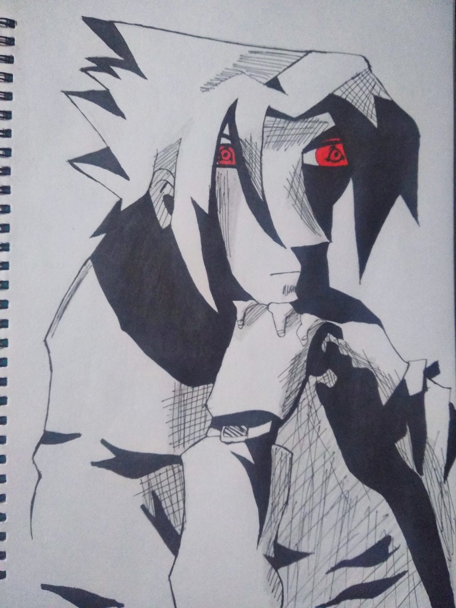 layjr11's tweet photo. I drew sasuke 
#drawing #naruto #sasuke https://t.co/hygtZ20l4A