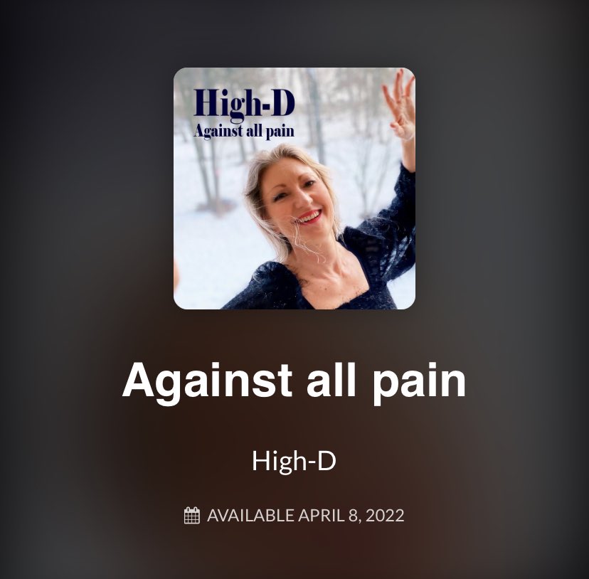 HeidiMMantere's tweet photo. Soon!
@HeidiMMantere High D
#NewMusic #NewMusicFriday #newmusicalert #HighD #vocalist #violinist #composer #lyricks #musician #artist #producer #friday #distrokid @DistroKid @Spotify @spotifyartists #againstallpain
🔝♾ https://t.co/5lvlUTnaH4 https://t.co/8vEarZsSA1