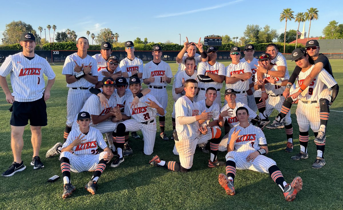 Aztecs get an 11-3 region win over Mtn. Pointe.  2023 <a href="/ColeCarlon/">Cole Carlon</a> got the win on the mound giving up 3 hits and 1 earned run over 6 innings &amp; was 3-4 at the plate. 2023 C <a href="/LandonSpringme1/">Landon Springmeyer</a> was 2-2 w/ a  💣 and 2 BB. Both teams will meet up again at Mtn. Pointe on Wednesday. #COE