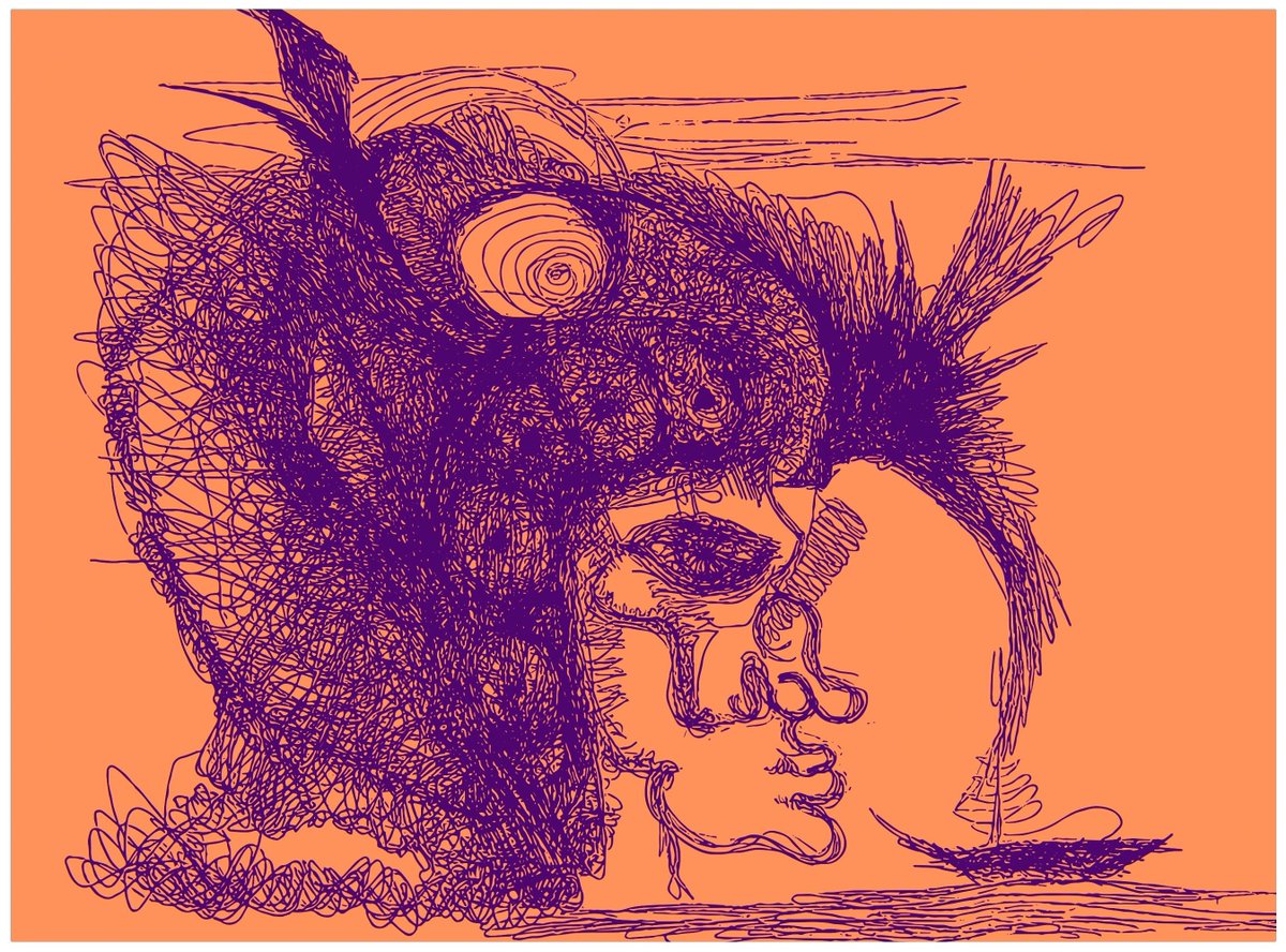 Xamã by <a href="/Cartre_Sans/">Cartre Sans</a>

Caption reads: "Quando fecho os olhos, não sou apenas uma árvore, mas também uma águia que voa."

Collected 14th Sept 2021

objkt.com/asset/hicetnun…