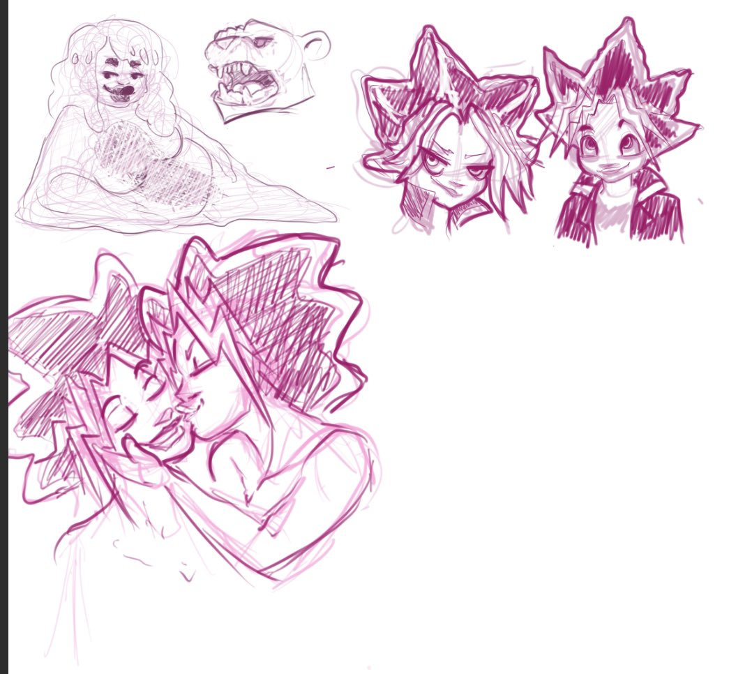 multiocularmoth's tweet image. #puzzleshipping and a random other shit #slimegirl #yugioh #yamiyugi