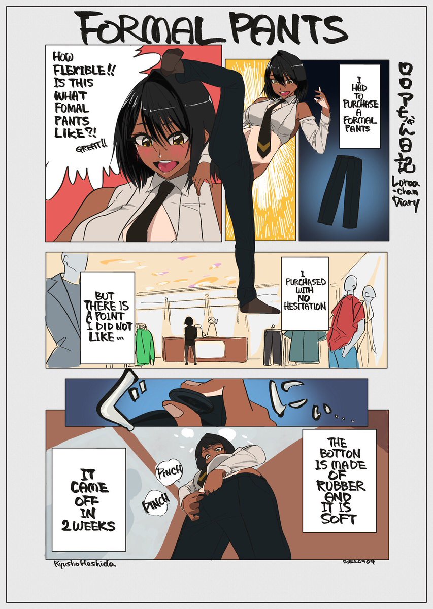 FORMAL PANTS
#ロロアちゃん日記 #LoroachanDiary 