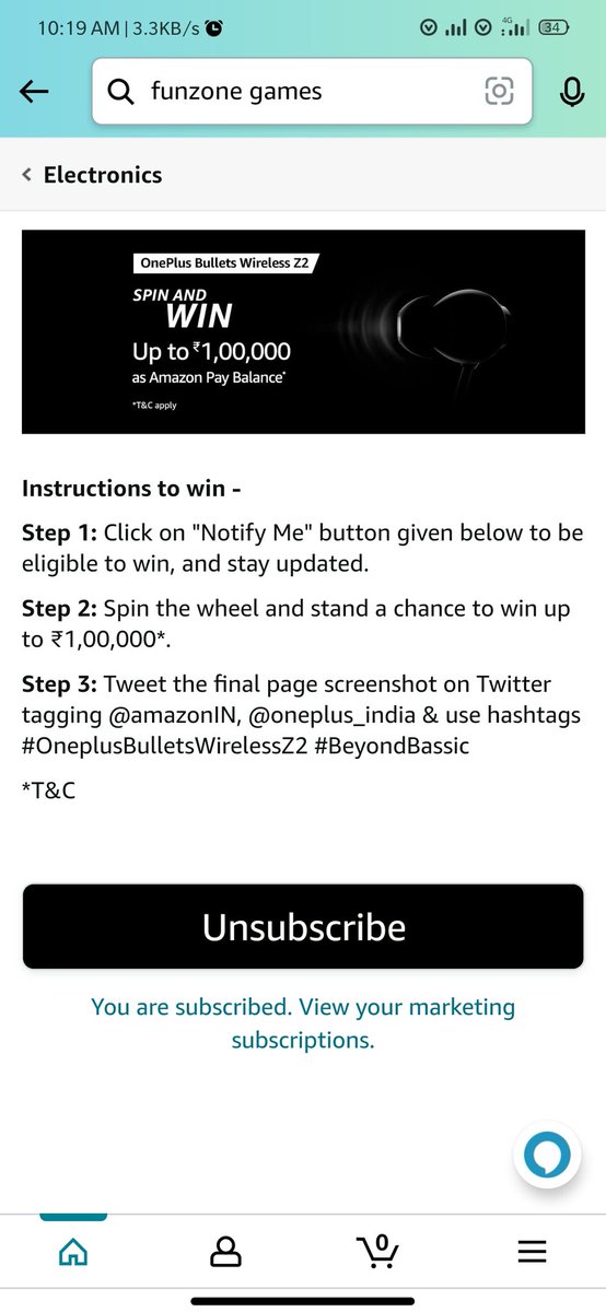 Sachin_0690's tweet photo. All Done

@amazonIN
 @oneplus_india 

#OneplusBulletsWirelessZ2 #BeyondBassic
#AmazonSpinandWin https://t.co/NqfAFFTL89