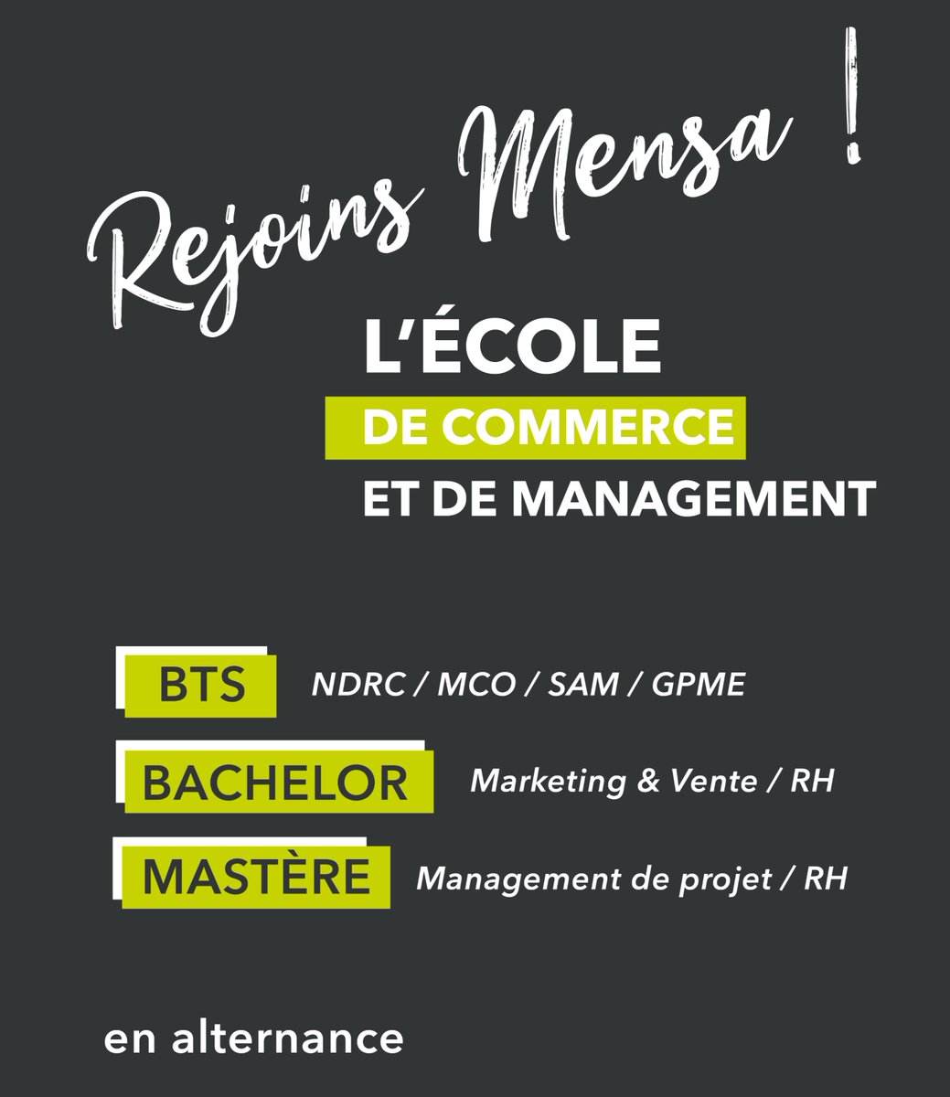 MENSAFORMATION's tweet image. On vous attend demain pour notre session d'#admission dès 14h dans nos locaux. Des #postes sont à #pourvoir en #alternance dans notre centre de #formation pour la #rentrée2022 ! #professionnalisation #apprentissage #orientation #marketing #commerce #vente #gestion #rh #management