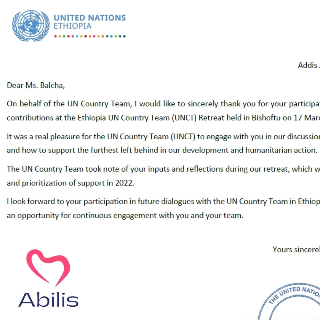 AbilisF's tweet photo. Etiopia on yksi Abiliksen 9. ohjelmamaasta. Meillä toimii siellä yhteistyökumppaninamme vammaisten naisten oma järjestö, #EWDNA. 
Näkövammainen Debabe Bacha toimii EWDNA:n johtajana. Hän osallistui 17.3. Addis Ababassa tärkeään kansalliseen kokoukseen #vaikuta #naistenoikeudet https://t.co/I9yLavSO41