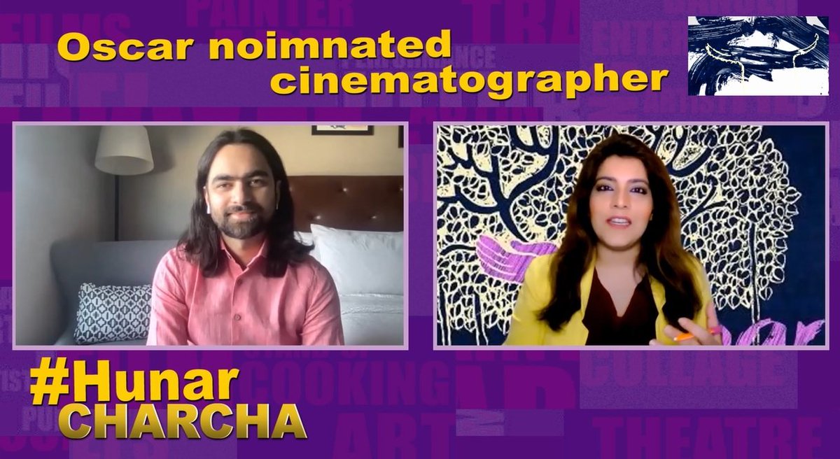 Hunar_TV's tweet image. Our latest #HunarCharcha is with #Oscar2022 nominee &amp;amp; Hollywood #cinematographer Farhad Ahmed Dehlvi. Currently working on Vishal Bhardwaj's Netflix series. We also talk on a very special insight on his grandad, Tyeb Mehta - India's foremost and record breaking Modern #artist.