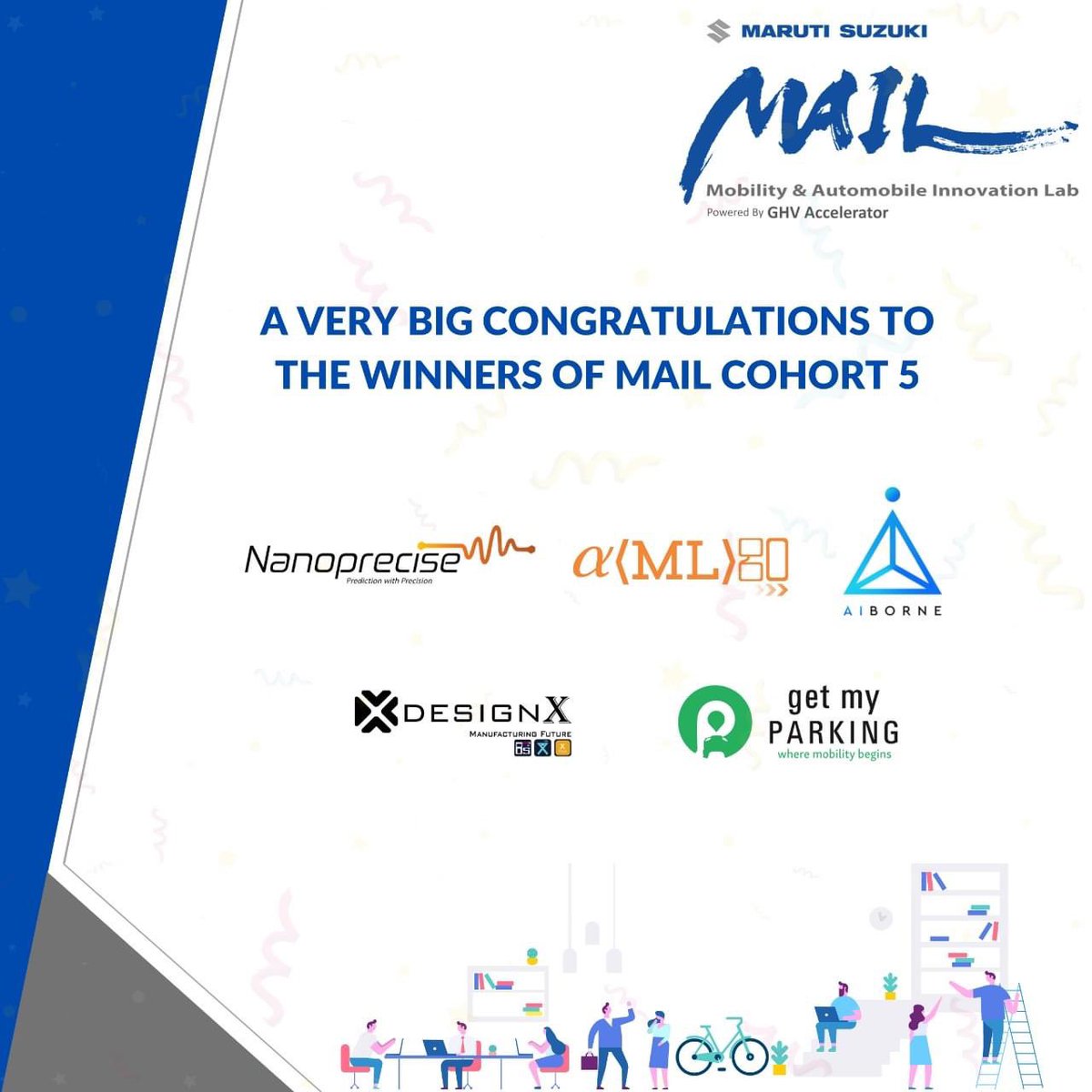 VikramUpadhyaya's tweet photo. The C5 rockstars are ready to go global from @MAILbyMS powered by @GHVAccelerator . We are inviting applications for #Cohort7 join us and be a part of Asia’s largest #DXLAb and be a game changer along with us . #industrycocreation . When u apply use code “MAILG7” https://t.co/JKehZwEOQe