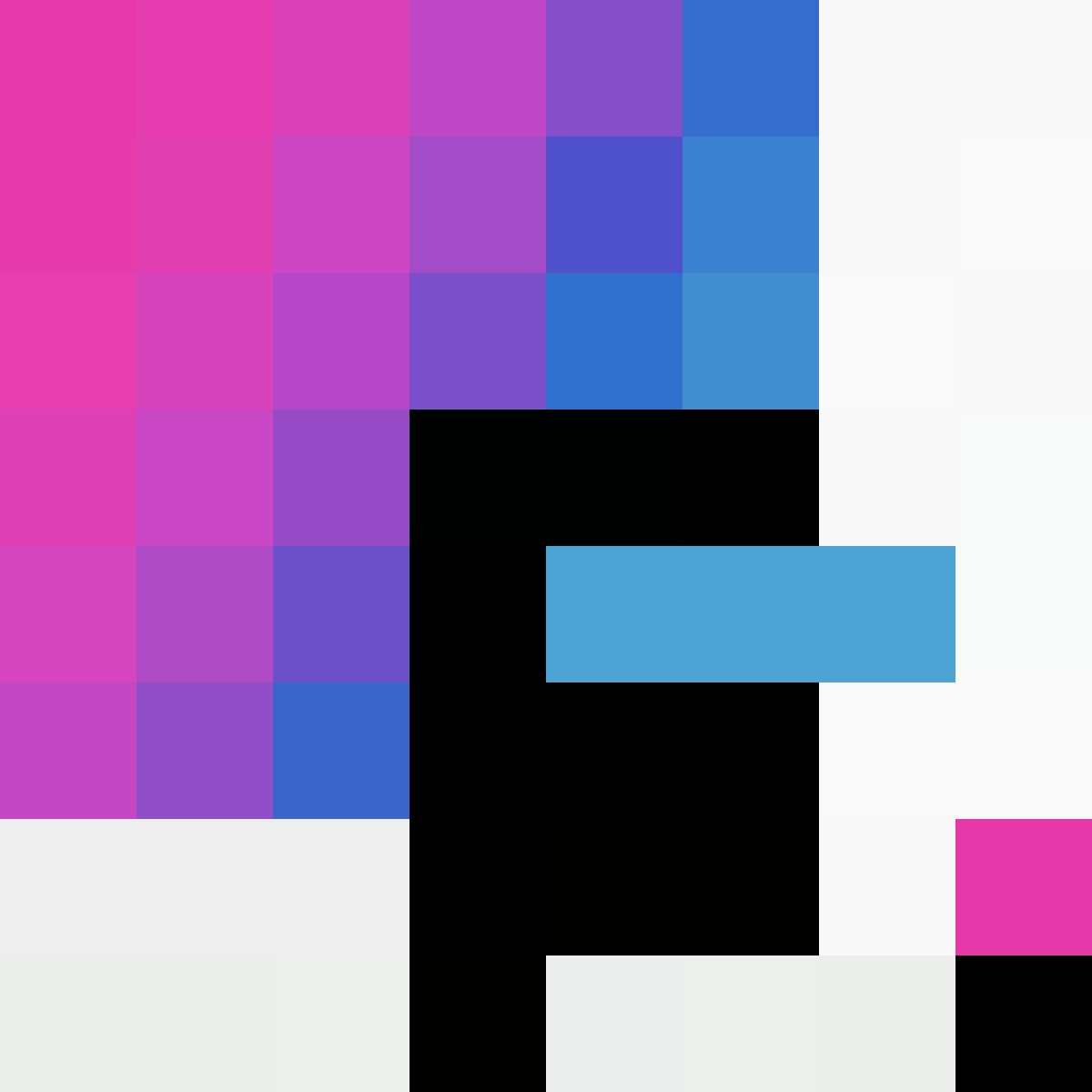 _pixellare's tweet photo. [ punktone  #0ba4d8 > #f110aa > #ffckff ]

8x8px on @8bidou #8bidou 
https://t.co/H8EjtQ9Opa https://t.co/vaSRGLs020