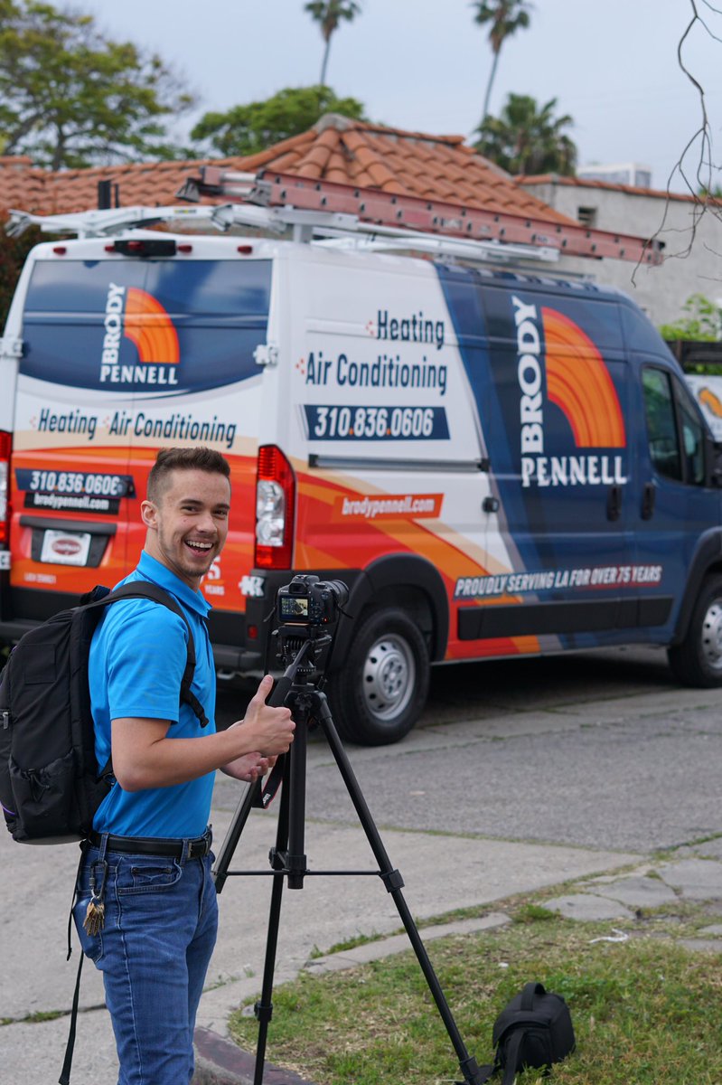 rivaldigital's tweet photo. Our team has been busy helping Brody Pennell, the legendary 77 year old HVAC company in Los Angeles, capture some fresh photo and video for their marketing! https://t.co/KHmVve9oGl