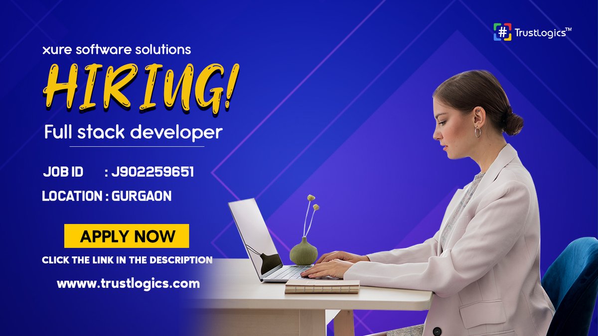 Xure software solutiins is hiring for Full stack developer in Gurgaon/Gurugram , Haryana , India. To apply click the link below and register

ow.ly/EBG050IySAo

#job #jobseeker #fullstackdeveloper #gurugramjob #wearehiring #mustapply #register #career #hiring #jobopenings