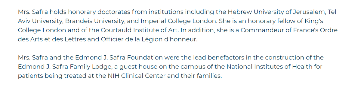 tobeycakes's tweet photo. Also on this board is Lily Safra, widow of Edmond Safra.. 

Edmond Safra owned National Republic Bank of New York which was caught up in the IMF loan scandal in the late 90's just before his mysterious death in Monaco

https://t.co/2b6r6zuiVs https://t.co/FraHGwE6Ns
